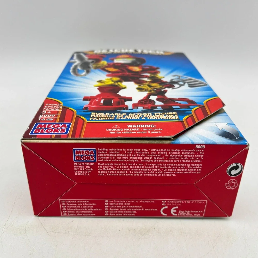 MEGA BLOKS Rescue Tech Fireman 2006 8009 16 Pieces Kids